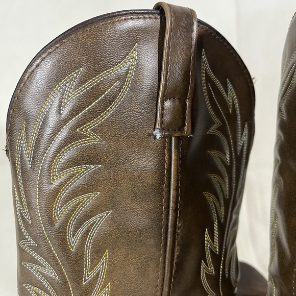 LAREDO Lea Vamp Fox 5742 Women's Brown Leather Cowgirl Western Boot Size 9M - Picture 4 of 12